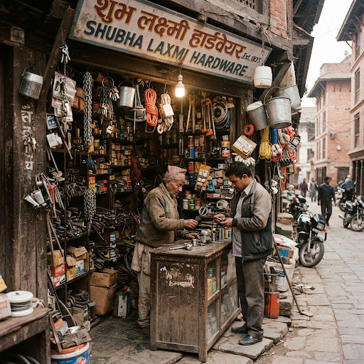 Traditional hardware shop 2000s